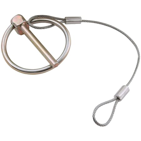 Allstar Performance 0.19 in. Flip-Over Clip with 6 in. Lanyard ALL18460